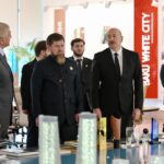President Ilham Aliyev and Ramzan Kadyrov Visit Baku White City
