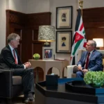 Jordan’s King Abdullah II Discusses Regional De-escalation with UK Security Adviser